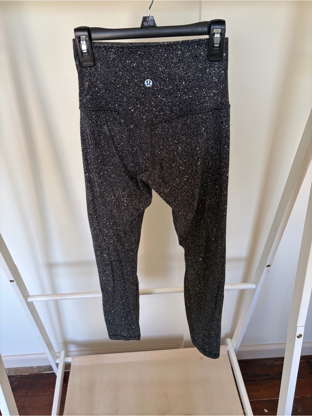 Lululemon Align Pant II - Luminesce Splatter Ice Grey Black Size 2